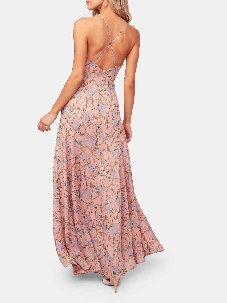 Pandora V-Neck Floral Maxi Dress 