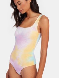 Retrograde Square Neckline Bodysuit