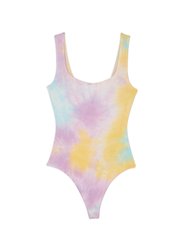 Retrograde Square Neckline Bodysuit