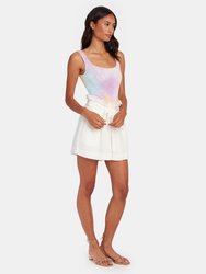 Retrograde Square Neckline Bodysuit