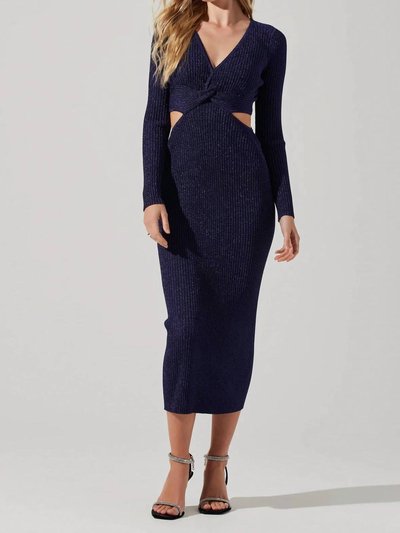 ASTR the Label Riya Midi Sweater Dress In Blue product