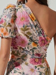 Santorini One Shoulder Dress