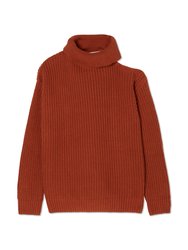 Sepulveda Cold Shoulder Turtleneck Sweater