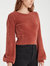 Sorbet Puff Sleeve Sweater 