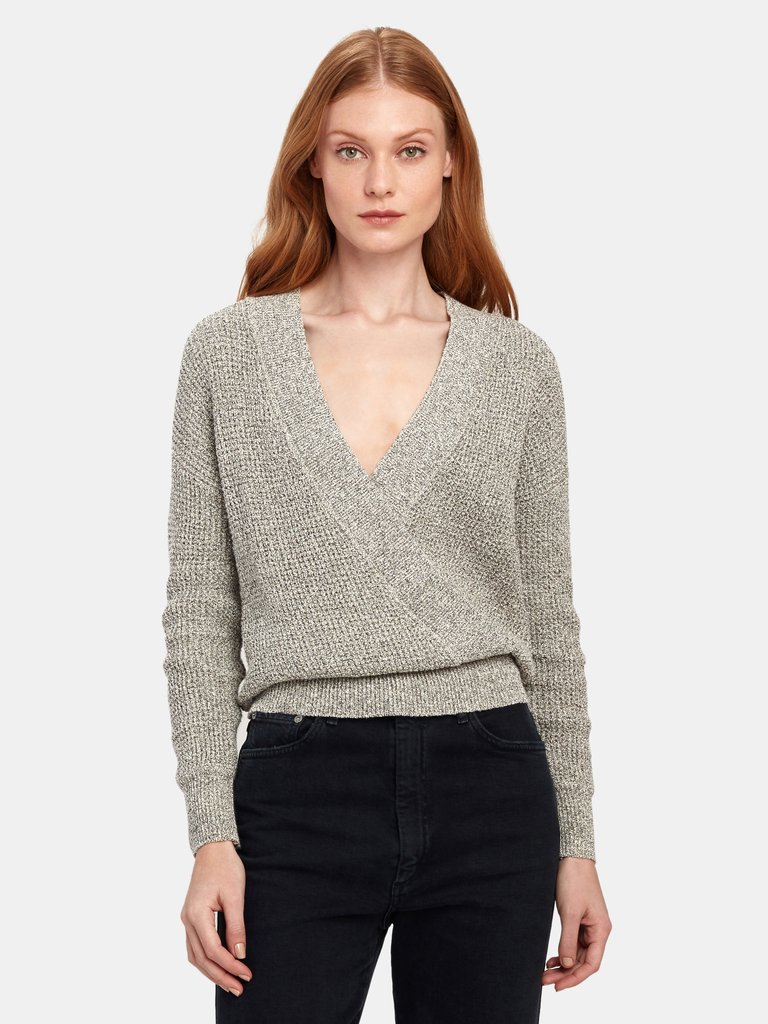 Stephanie Surplice Sweater