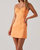Vietta Ruched Mini Dress - Papaya