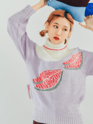 Sushi Sweater - Purple