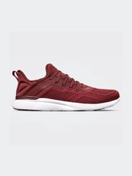 Men's TechLoom Tracer Sneaker - Burgundy/White - Burgundy/White