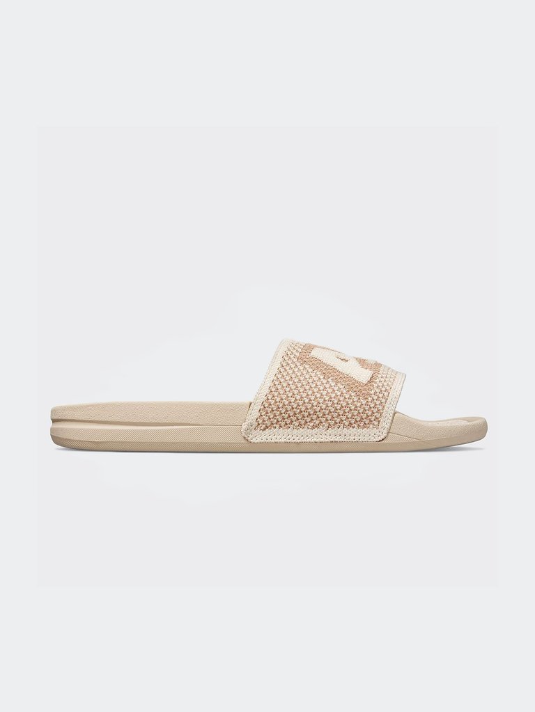 Women's Big Logo TechLoom Slide - Caramel/Warm Silk