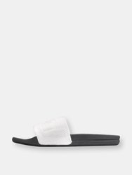 Women's Big Logo TechLoom Slide Metallic Pearl / Black