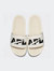 Women's Big Logo TechLoom Slide Slippers - Pristine / Black