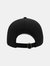 Action 6 Panel Chino Baseball Cap (Pack of 2) - Black