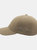 Action 6 Panel Chino Baseball Cap (Pack of 2) - Khaki