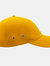 Action 6 Panel Chino Baseball Cap - Yellow