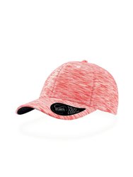 Atlantis Mash-Up Melange 6 Panel Cap (Red Melange) - Red Melange