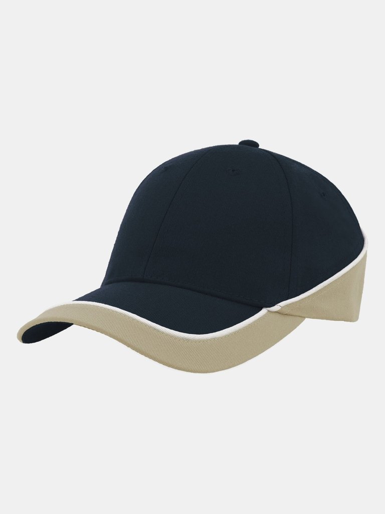 Atlantis Racing Teamwear 6 Panel Cap (Navy/Khaki) - Navy/Khaki