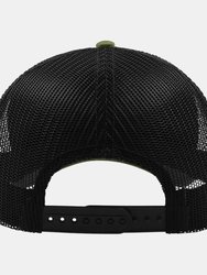 Atlantis Rapper 5 Panel Trucker Cap (Pack of 2) (Olive/Black)