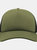 Atlantis Rapper 5 Panel Trucker Cap (Pack of 2) (Olive/Black)