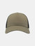 Atlantis Rapper Cotton 5 Panel Trucker Cap (Olive/Black)