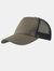 Atlantis Rapper Cotton 5 Panel Trucker Cap (Olive/Black) - Olive/Black