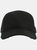 Atlantis Rapper Destroyed 5 Panel Weathered Trucker Cap (Pack of 2) (Black/Black) - Black/Black