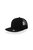 Atlantis Snap Mesh Flat Visor 6 Panel Trucker Cap (Black/Black) - Black/Black