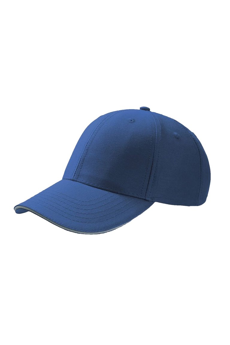 Atlantis Sport Sandwich 6 Panel Baseball Cap (Pack of 2) (Royal) - Royal