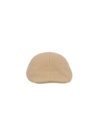 Atlantis Swing Brushed Cotton Flat Cap (Khaki)