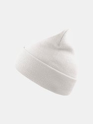 Atlantis Wind Double Skin Beanie With Turn Up (White) - White