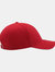 Liberty Sandwich Heavy Brush Cotton 6 Panel Cap (Pack Of 2) - Red