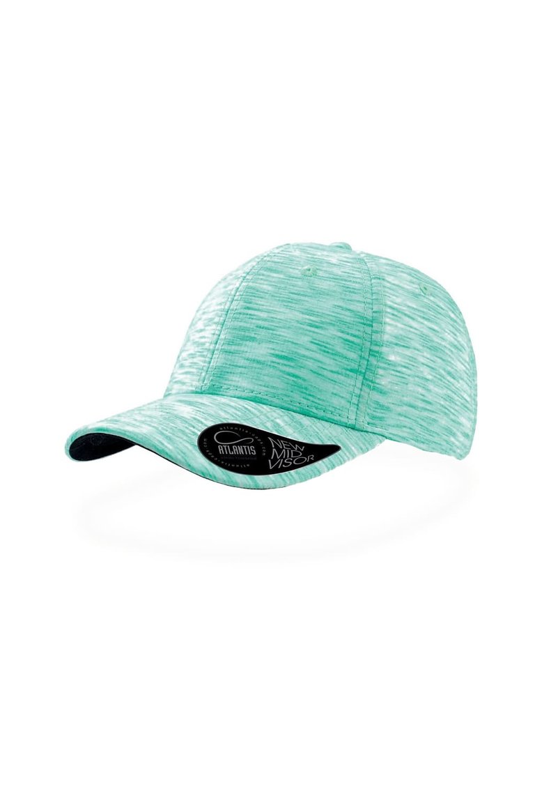 Mash-Up Melange 6 Panel Cap - Green Melange - Green Melange