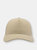 Rapper Faux Suede 5 Panel Trucker Cap - Beige