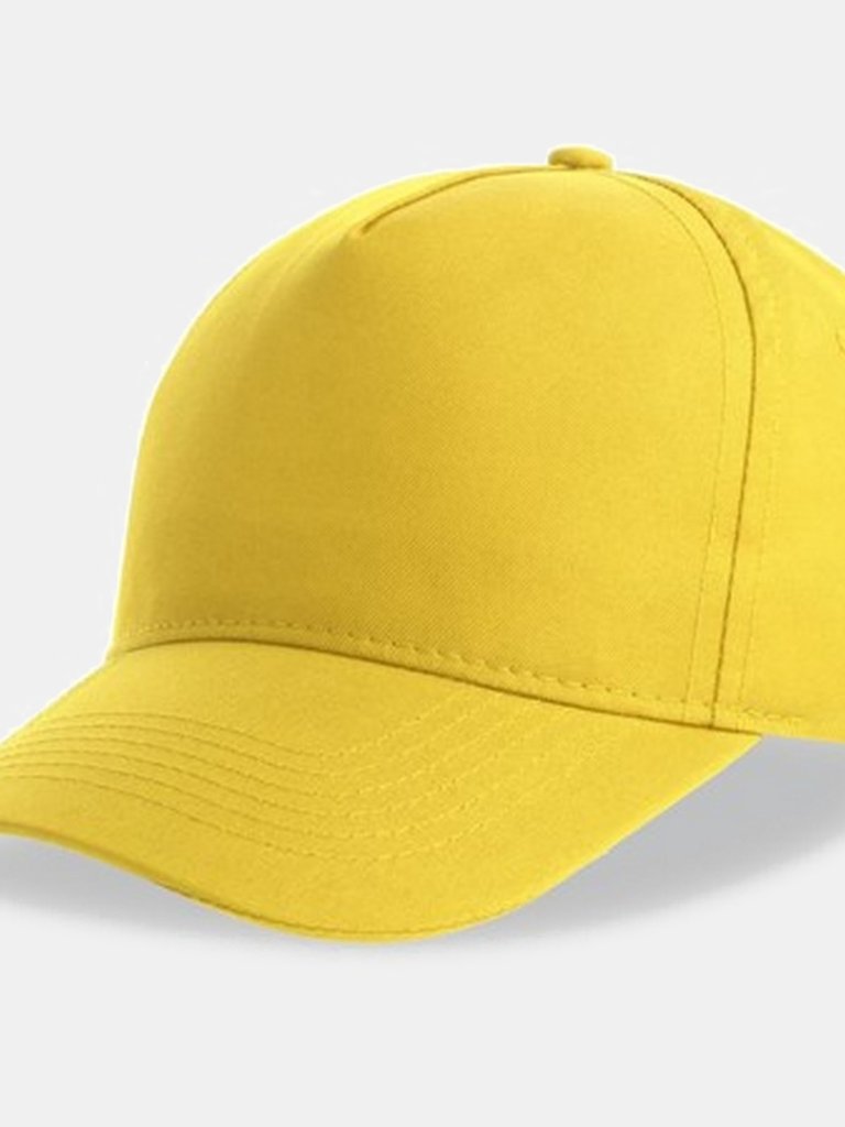 Recy Five Recycled Polyester Baseball Cap - Yellow - Yellow