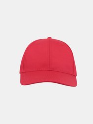 Start 6 Panel Baseball Cap - Red