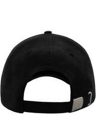 Unisex Adult Fam 6 Panel Sueded Baseball Cap - Black