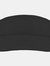 Unisex Adult Roland Structured Visor Cap - Black - Black