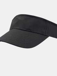 Unisex Adult Roland Structured Visor Cap - Black