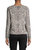 Cashmere Ocelot V Neck Sweater