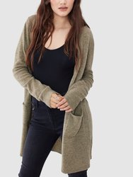 Cashmere Open Front Cardigan