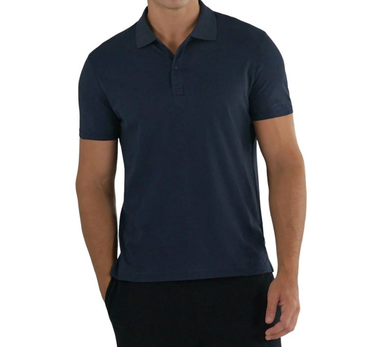 Classic Jersey Polo In Midnight - Midnight