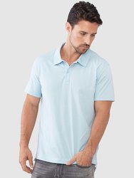 Classic Jersey Short Sleeve Polo Shirt - Blue