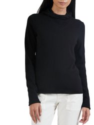 Cotton And Cashmere Hoodie - Black