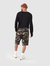 French Terry Camo Pull On Short