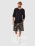 French Terry Camo Pull On Short