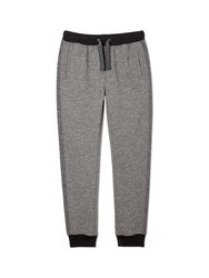 French Terry Contrast Rib Pull On Pant