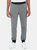 French Terry Contrast Rib Pull On Pant - Heather Charcoal