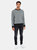 French Terry Rib Panel Crewneck Sweatshirt