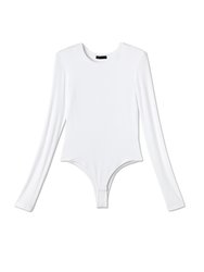 Micromodal Ribbed Long Sleeve Crewneck Bodysuit