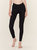 Micromodal Ribbed Long Yoga Pants - Black