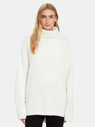 Oversized Chenille High Neck Sweater
